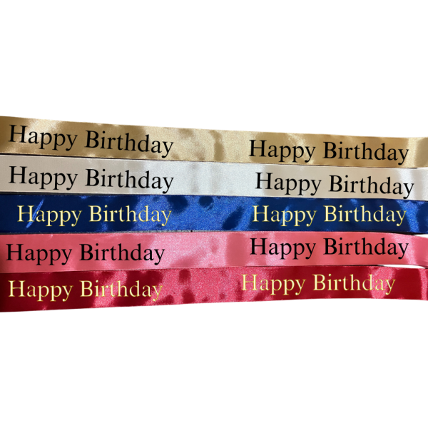 Birthday Ribbon | 22 Meters A Roll